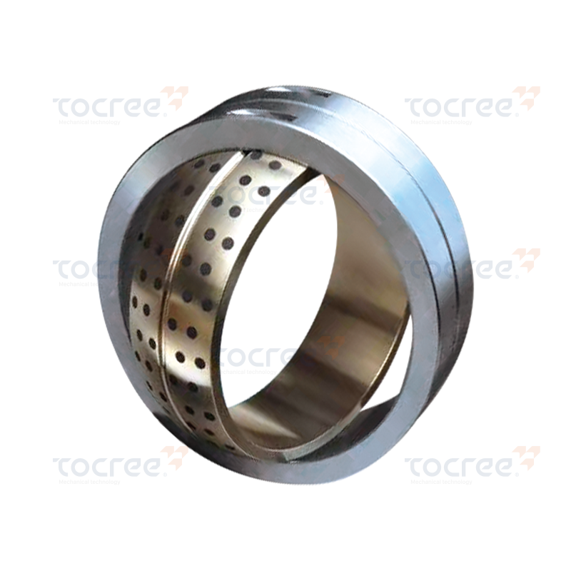 Rulment sferic autolubrifiant bimetal